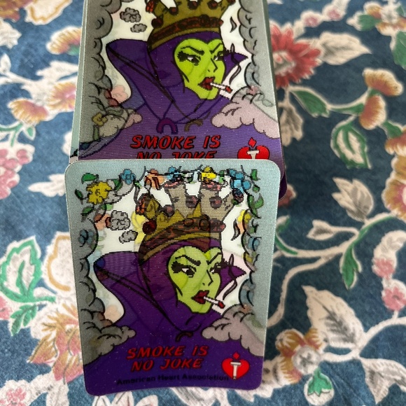 59 American Heart Association Lenticular Cards- Smoke Is No Joke-Vintage Cards - Picture 3 of 5